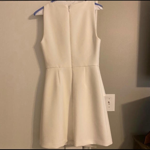 bcbgmaxazria asymmetrical cocktail dress - white - Picture 4 of 5